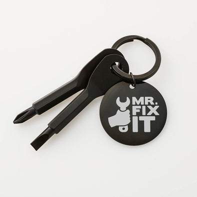 Screwdriver Keychain - Mr Fix-It - Add Engraving