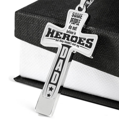 Dad - Heroes - Cross Necklace