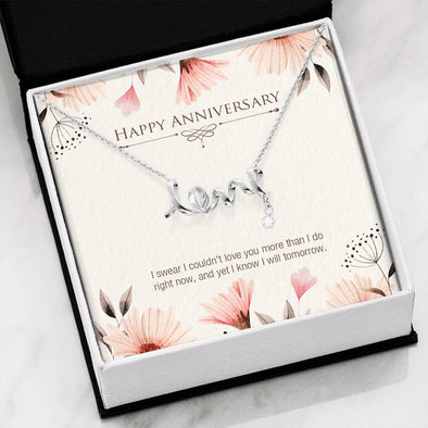 Happy Anniversary - "Love" Necklace