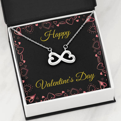 Infinity Hearts Necklace - Valentine's Day
