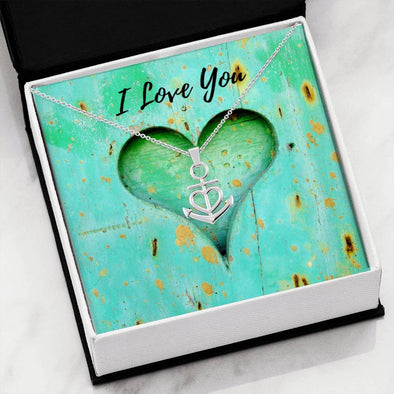 Anchor Necklace - I love You