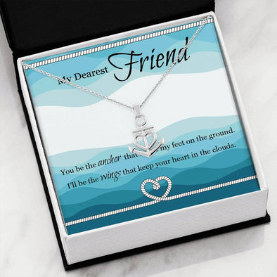 Dearest Friend - Anchor Necklace