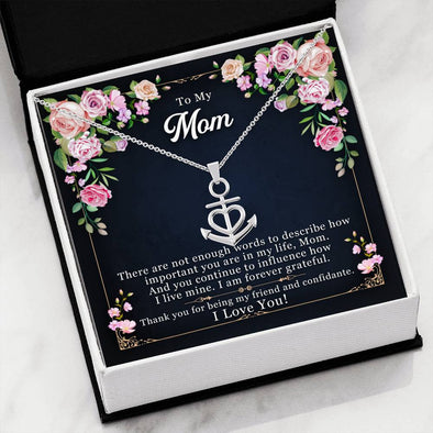 To Mom - Anchor Necklace