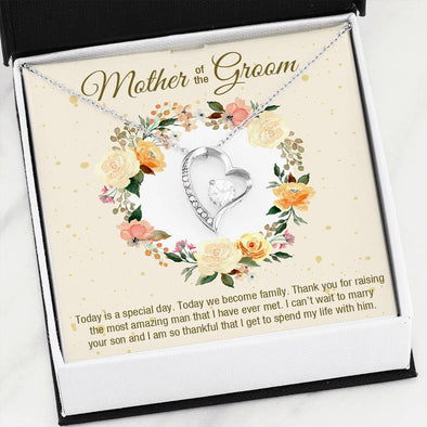 To Mother of The Groom From Bride - Heart Necklace
