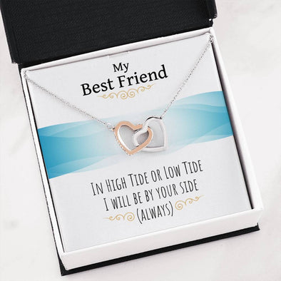 Best Friend - Tide - Interlocking Hearts Necklace