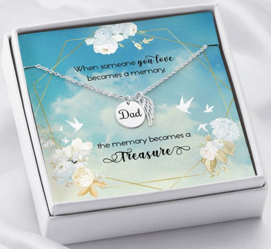 Dad Remembrance Necklace - Treasure