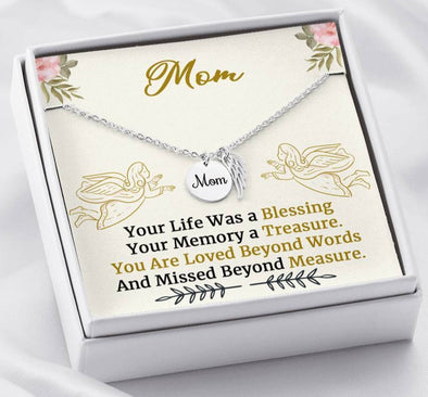Mom Remembrance Necklace - Missed Beyond Measure