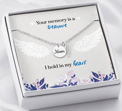 Mom Remembrance Necklace - Hold In My Heart