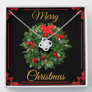 Merry Christmas - Love Knot Necklace