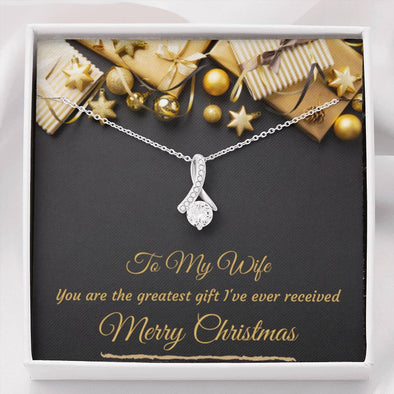 Merry Christmas - To Wife - Alluring Love Necklace