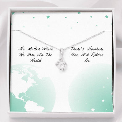 Alluring Beauty Necklace - No Matter Where We Are