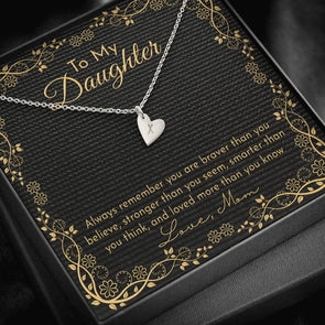 Sweetest Hearts Necklace - To Daughter From Mom