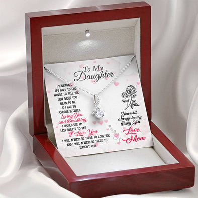 To Daughter From Mom - Alluring Beauty Necklace