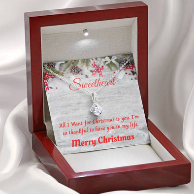 Merry Christmas Sweetheart - Alluring Love Necklace