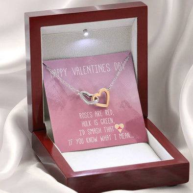 Interlocking Hearts Necklace - Valentine's Day