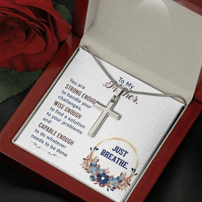 To Mother - Artisan Crafted Cross Necklace